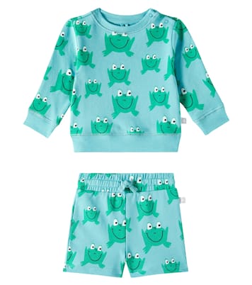 Bebé - set de sudadera y shorts de algodón | Stella McCartney Kids