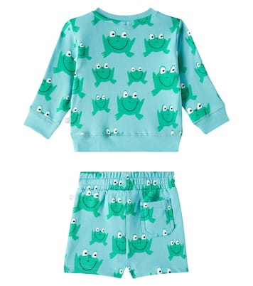 Bebé - set de sudadera y shorts de algodón | Stella McCartney Kids