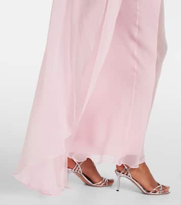 Robe aus Seiden-Chiffon | The Sei
