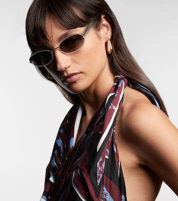 Occhiali da sole ovali Sardine | Bottega Veneta