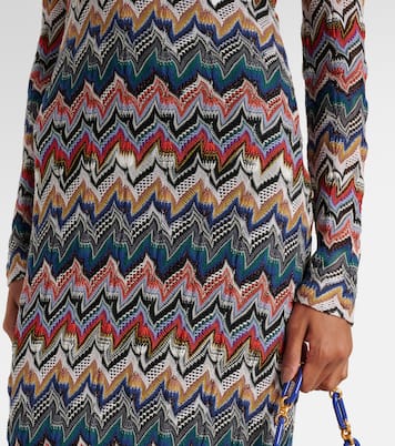 Abito midi con lamé a zig-zag | Missoni