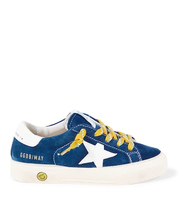 May leather and suede sneakers | Golden Goose Kids