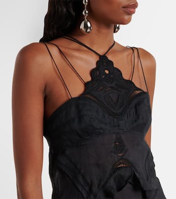 Leana broderie anglaise ramie camisole | Isabel Marant