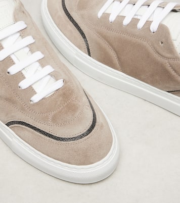 Monili suede sneakers | Brunello Cucinelli
