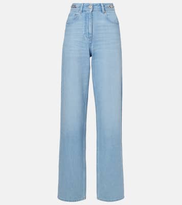 High-rise wide-leg jeans | Versace