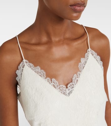 Caraco en satin et dentelle | Róhe
