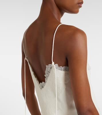 Caraco en satin et dentelle | Róhe