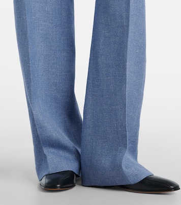 Linen and cotton twill wide-leg pants | Polo Ralph Lauren