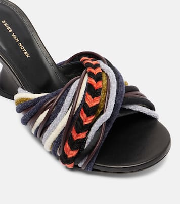 75 braided wedge mules | Dries Van Noten