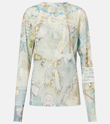 Elway printed jersey T-shirt  | Acne Studios