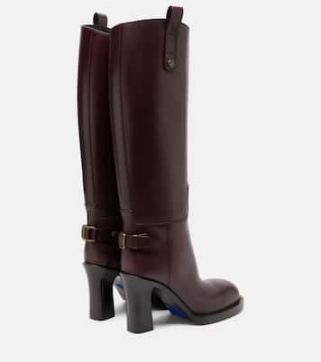Cavalier 85 leather knee-high boots | Burberry