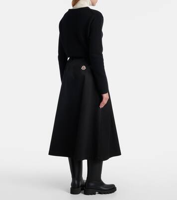 Cotton midi skirt | Moncler