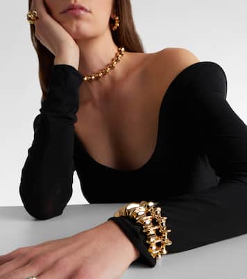 Murphy gold-plated cuff bracelet | Jennifer Fisher