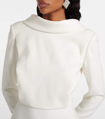 Crêpe midi dress | Roland Mouret