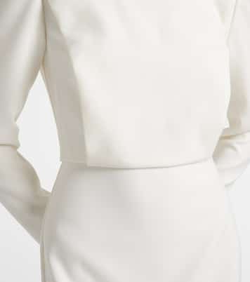 Crêpe midi dress | Roland Mouret