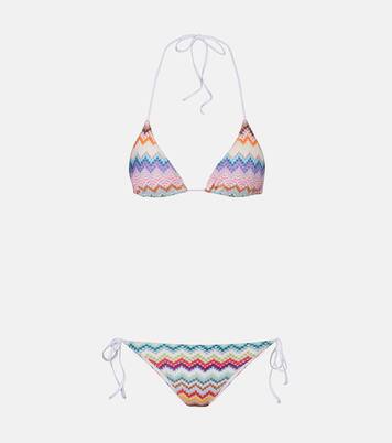 Bikini Zig Zag in lamé | Missoni