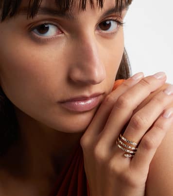 18kt gold ring with diamonds | Shay Jewelry