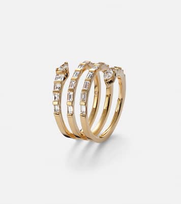 18kt gold ring with diamonds | Shay Jewelry