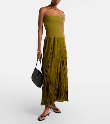 Linen-blend maxi skirt | Johanna Ortiz