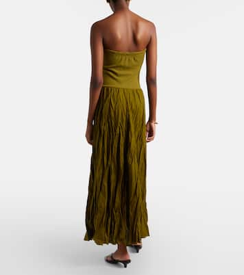 Linen-blend maxi skirt | Johanna Ortiz