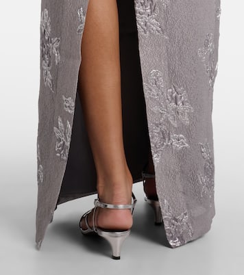 Abito lungo Ruth in jacquard | Rebecca Vallance