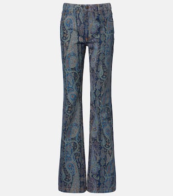 Pantalones anchos de algodón estampados | Etro
