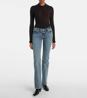 Le Pixie low-rise flared jeans | Frame