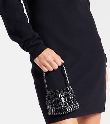 Cassandre Micro embellished shoulder bag | Saint Laurent