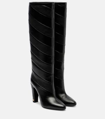 Rayons 100 leather knee-high boots | Valentino Garavani