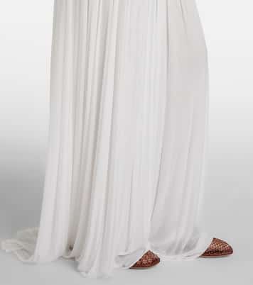 Bridal Orion ruched halterneck gown | Christopher Esber