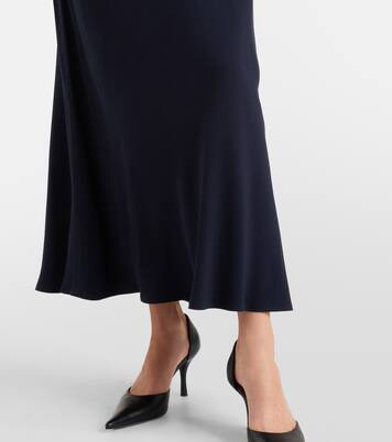 Bow-detail satin midi dress | Rixo