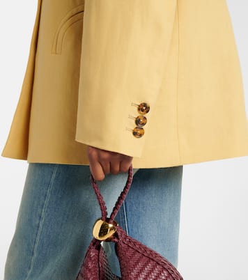 Nightbreak double-breasted linen blazer | Blazé Milano