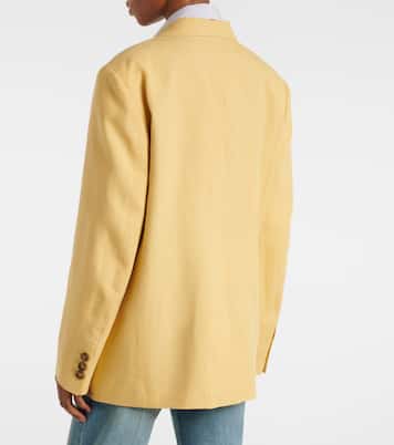 Nightbreak double-breasted linen blazer | Blazé Milano