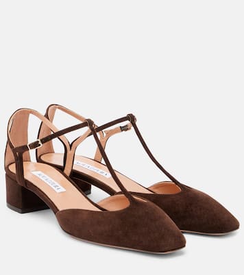 Sorbonne 35 suede pumps | Aquazzura