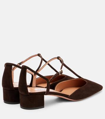 Sorbonne 35 suede pumps | Aquazzura
