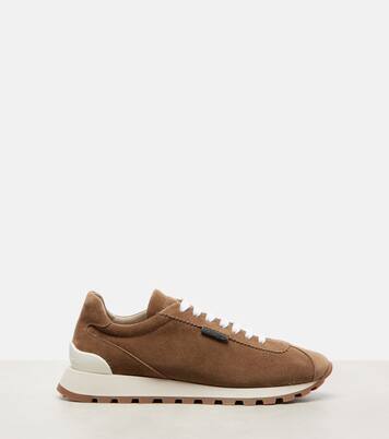 Monili suede sneakers | Brunello Cucinelli