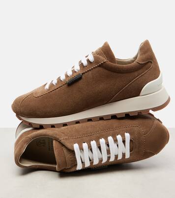 Monili suede sneakers | Brunello Cucinelli
