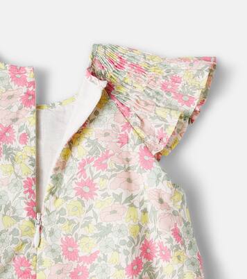 Baby floral smocked cotton dress | Tartine et Chocolat
