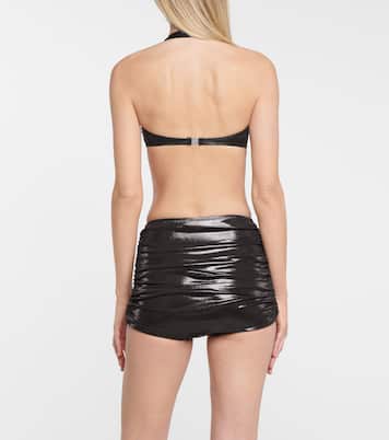 Top bikini Bill Bra in lamé | Norma Kamali