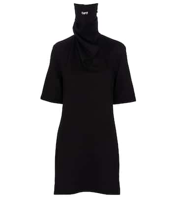 Minikleid aus Baumwoll-Jersey | Off-White
