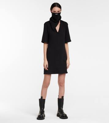 Minikleid aus Baumwoll-Jersey | Off-White