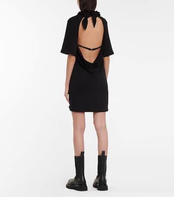 Minikleid aus Baumwoll-Jersey | Off-White