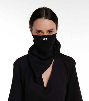 Minikleid aus Baumwoll-Jersey | Off-White