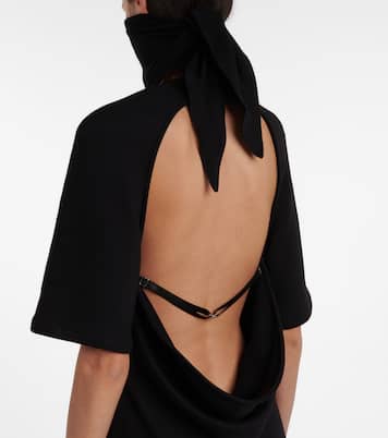 Minikleid aus Baumwoll-Jersey | Off-White