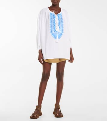 Livia embroidered top | Melissa Odabash