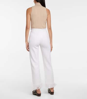 Cordillera fringed virgin wool pants | Alanui