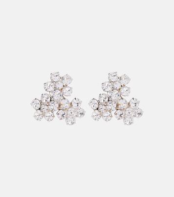 Orecchini Violet con cristalli | Jennifer Behr