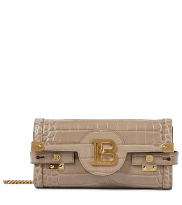 Borsa a tracolla B-Buzz 23 in pelle stampata | Balmain