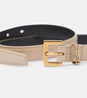 Cintura slim Cassandre in pelle | Saint Laurent