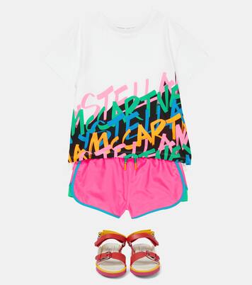 Camiseta de algodón estampada | Stella McCartney Kids